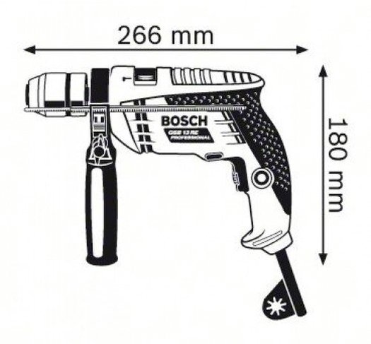 Дрель ударная Bosch GSB 13 RE (0.601.217.100)