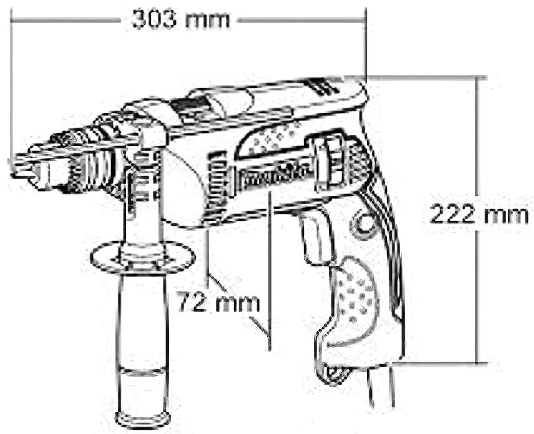 Дриль ударна Makita HP1640