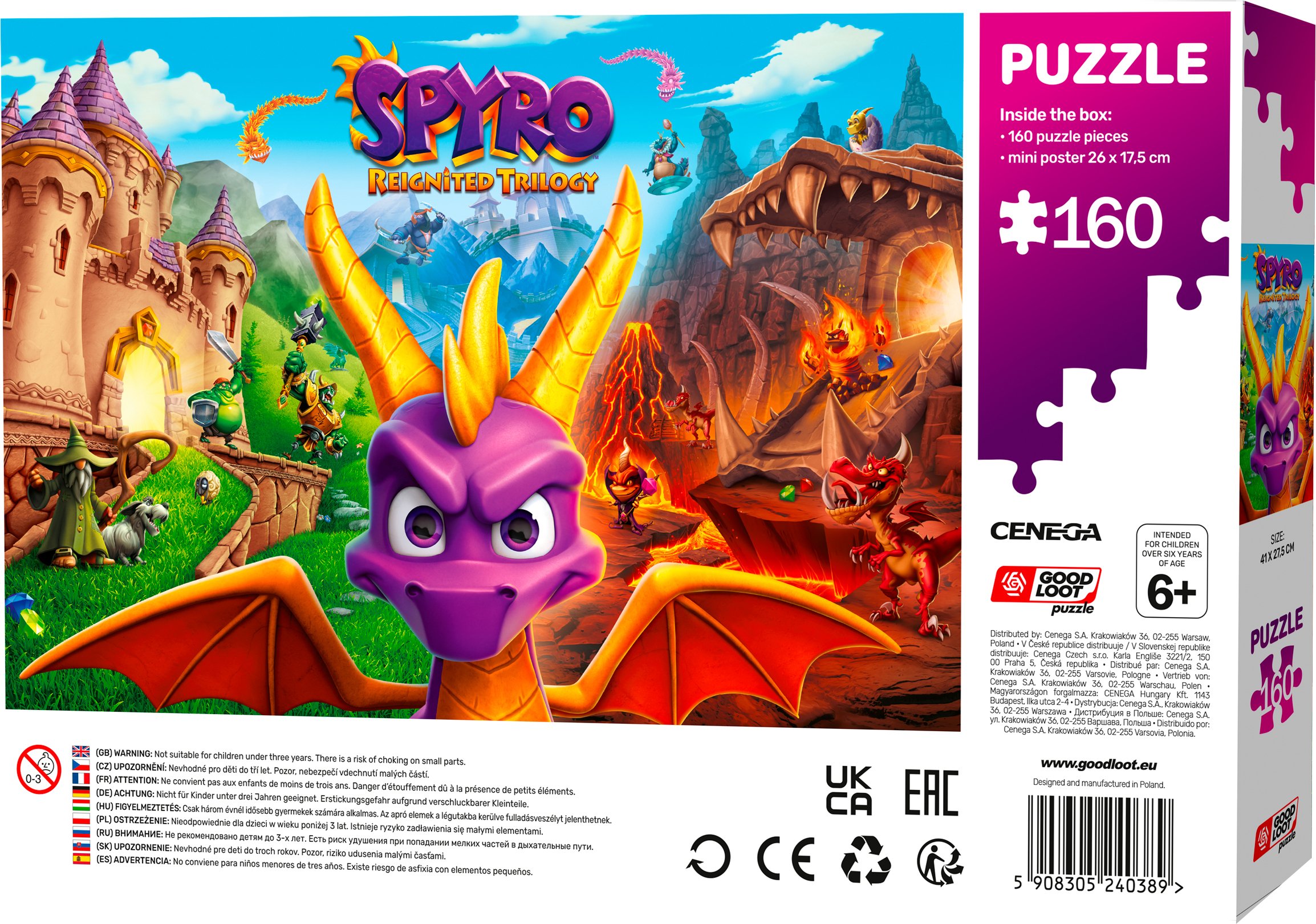 Пазл Spyro Reignited Trilogy 160 ел. (5908305240389)