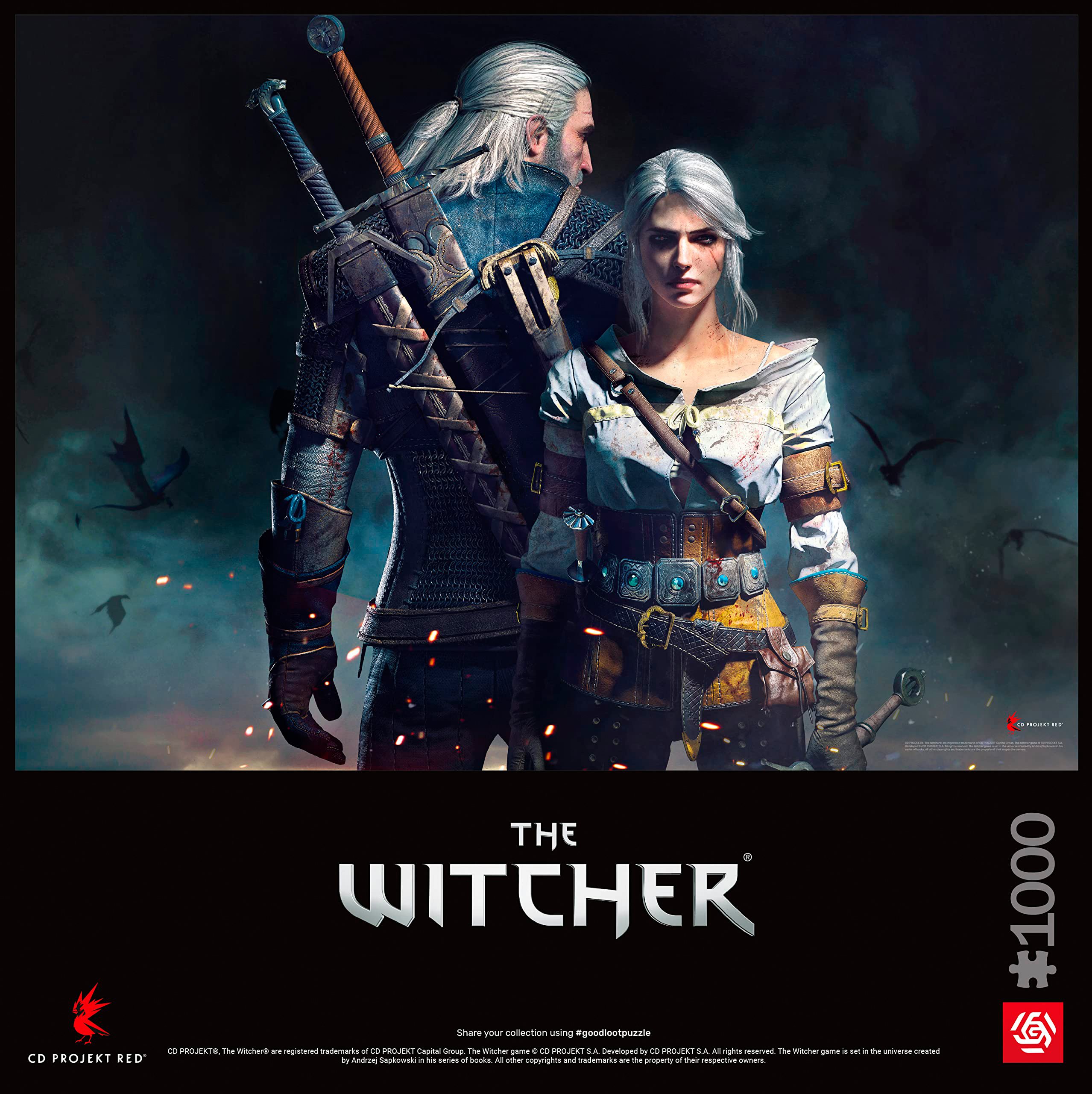 Пазл Witcher: Geralt & Ciri 1000 ел. (5908305236023)