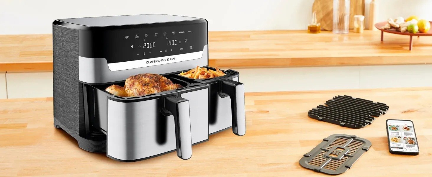 Мультипіч Tefal Dual Easy Fry & Grill Air Fryer EY905D10