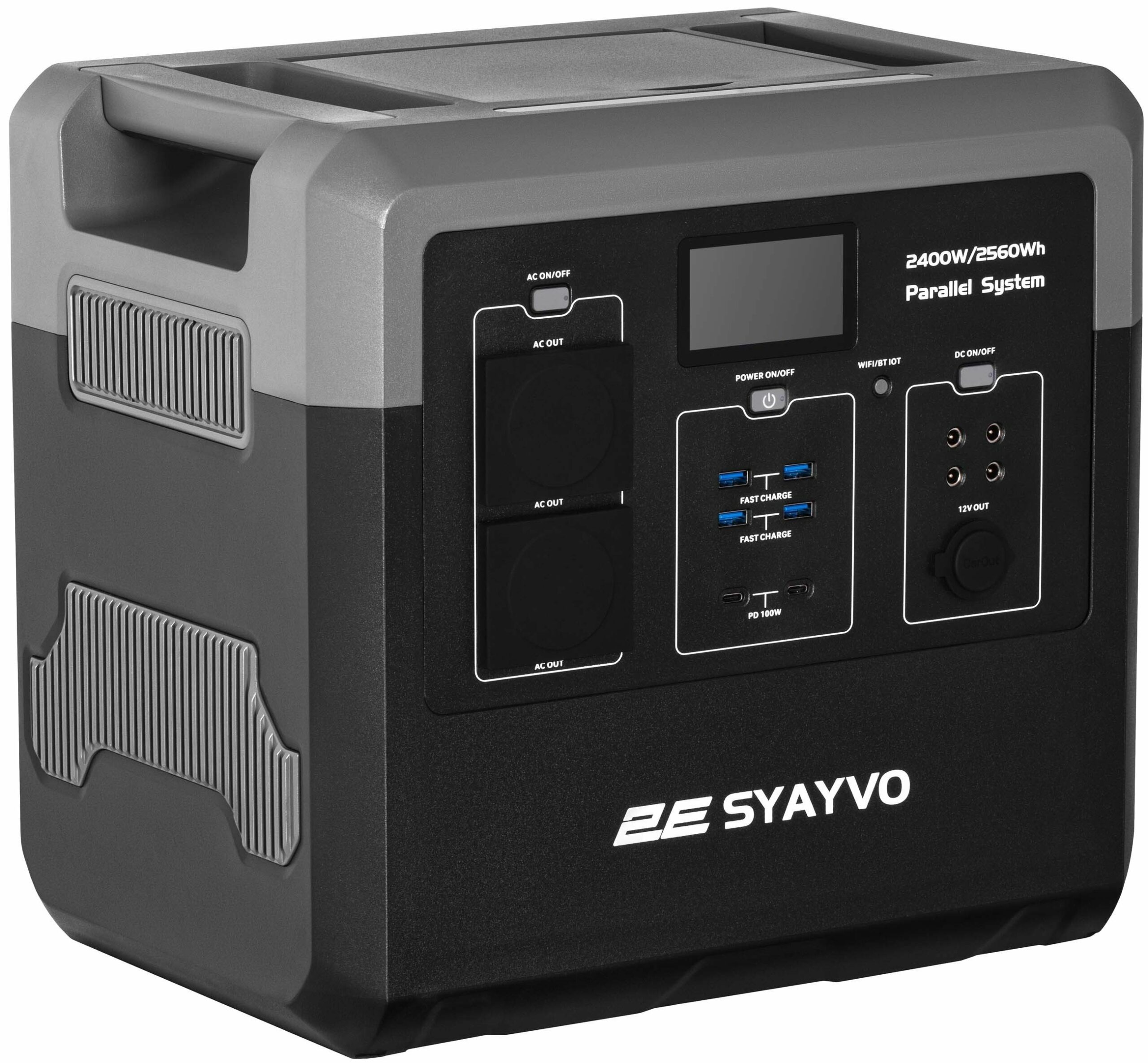 Портативна зарядна станція 2Е Syayvo 2400W, 2560Вт·год (2E-PPS24256)