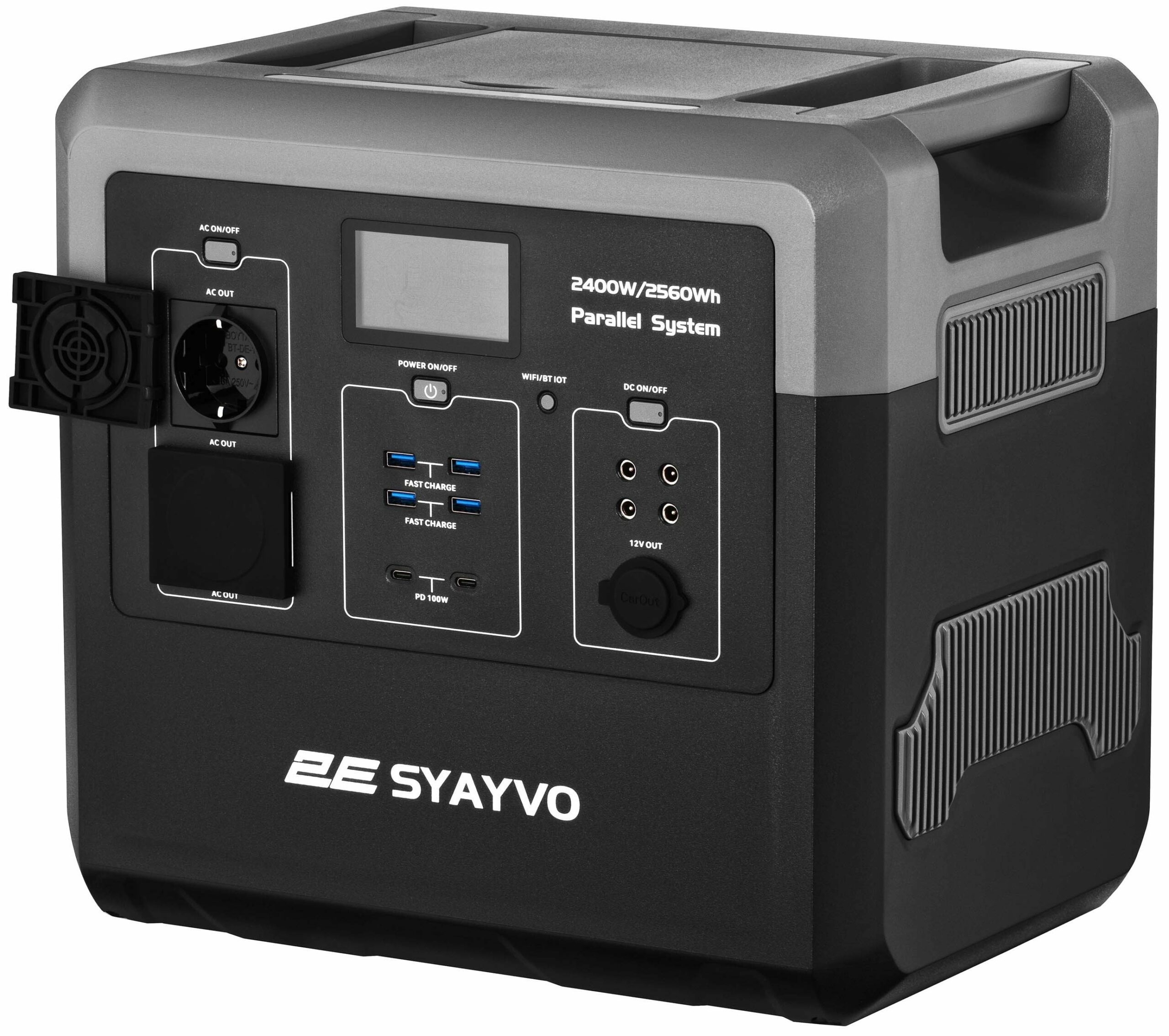 Портативна зарядна станція 2Е Syayvo 2400W, 2560Вт·год (2E-PPS24256)