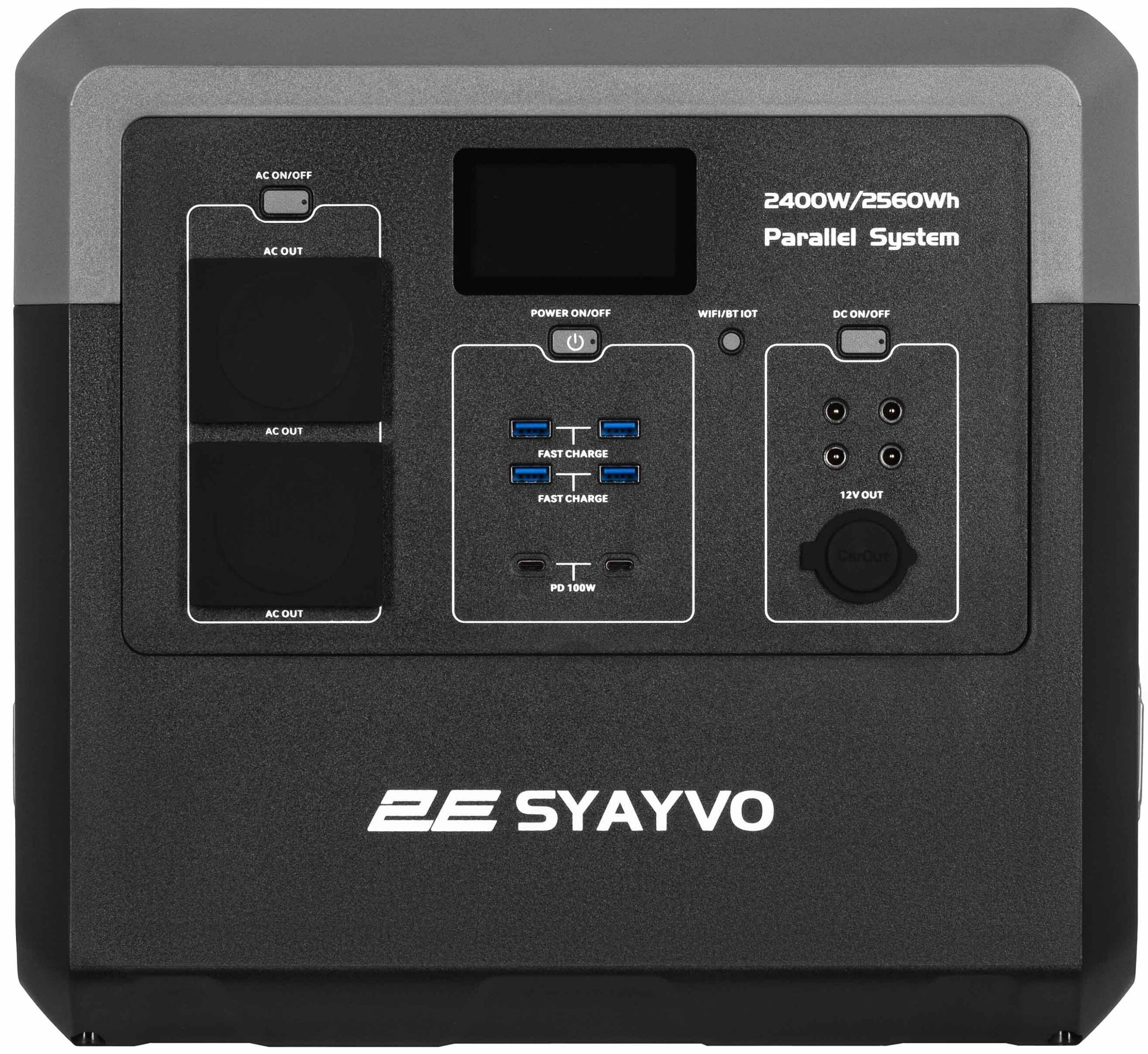 Портативна зарядна станція 2Е Syayvo 2400W, 2560Вт·год (2E-PPS24256)