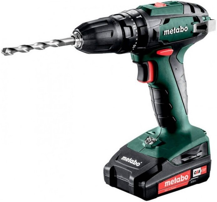 Дриль ударний Metabo SB 18 L акумуляторний, Li-Power, 2*18В, 2Аг (602317500)