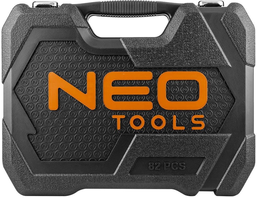 Набор инструментов Neo Tools, 82шт, 1/2", 1/4", CrV, eco кейс (10-058)