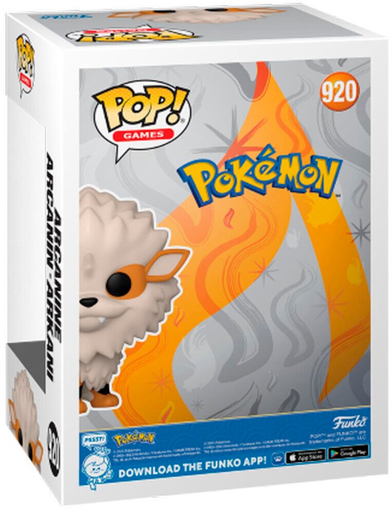 Колекційна фігурка Funko POP! Покемон: Arcanine (EMEA) (5908305243977)