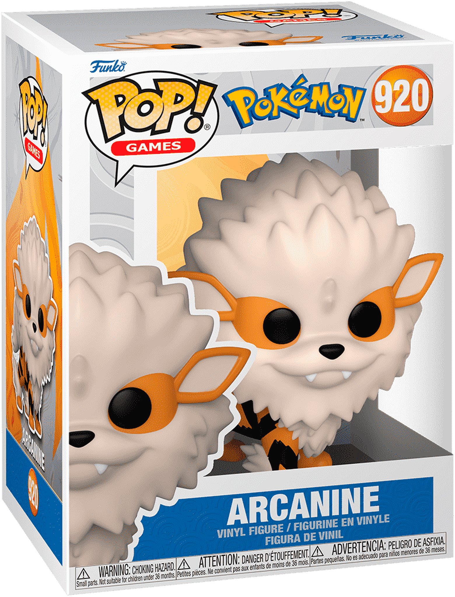 Колекційна фігурка Funko POP! Покемон: Arcanine (EMEA) (5908305243977)