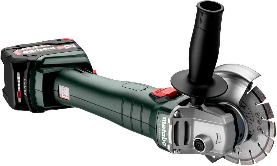 Шлифмашина угловая аккумуляторная Metabo W 18 L 9-125 QUICK (без АКБ и ЗУ), (602249850)