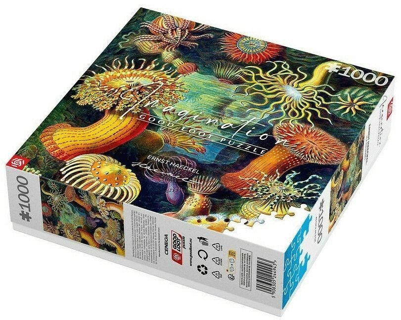 Пазл Ernst Haeckel: Sea Anemones/Stworzenia morskie 1000 ел. (5908305244943)