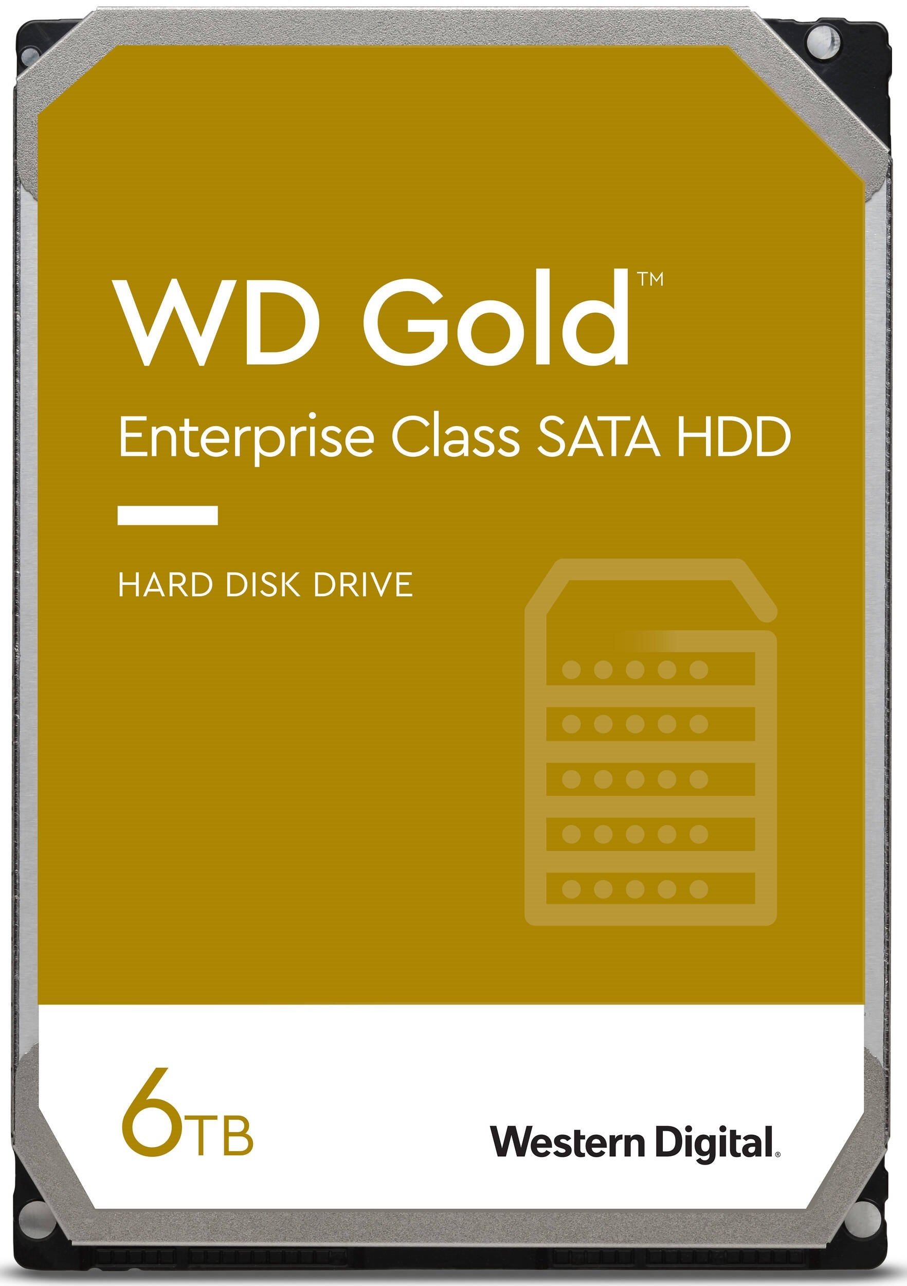 Жорсткий диск внутрішній WD 3.5" SATA 3.0 6TB 7200 256MB Gold (WD6003FRYZ)