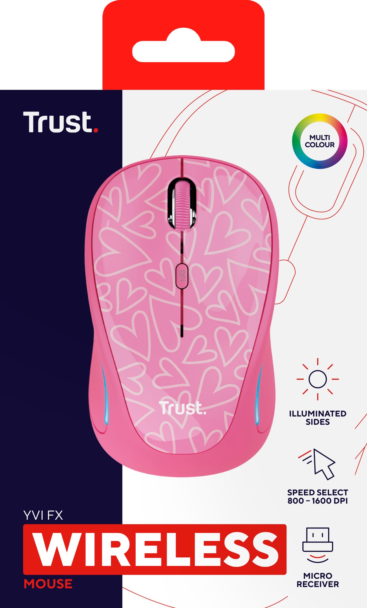 Миша Trust YVI FX WL Pink (22336_TRUST)