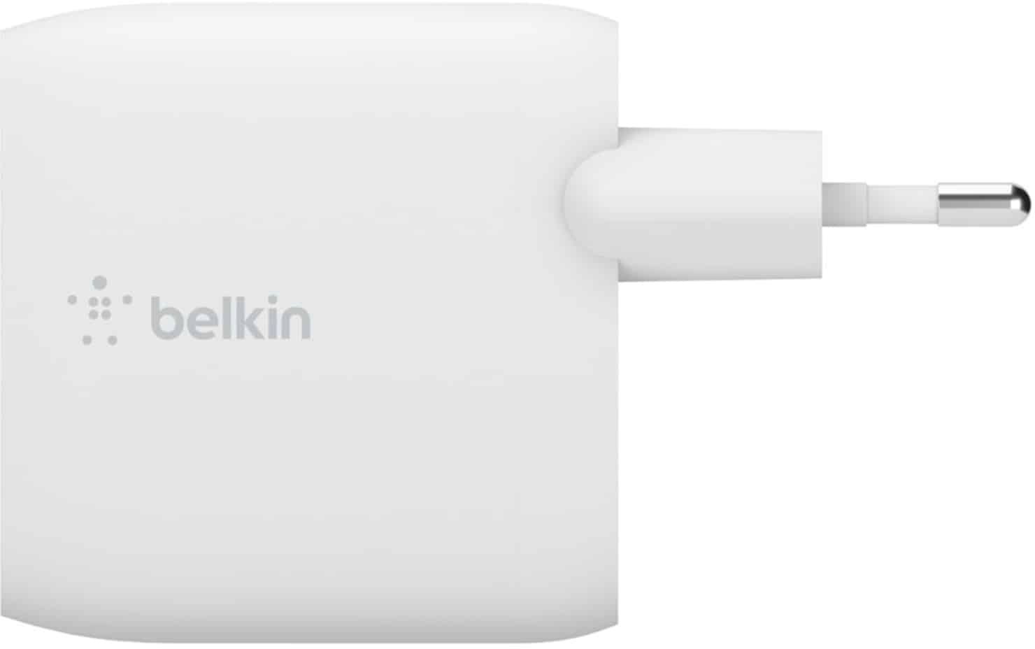 Мережевий ЗП Belkin Home Charger 24W DUAL USB 2.4A, Lightning 1m, white (WCD001VF1MWH)