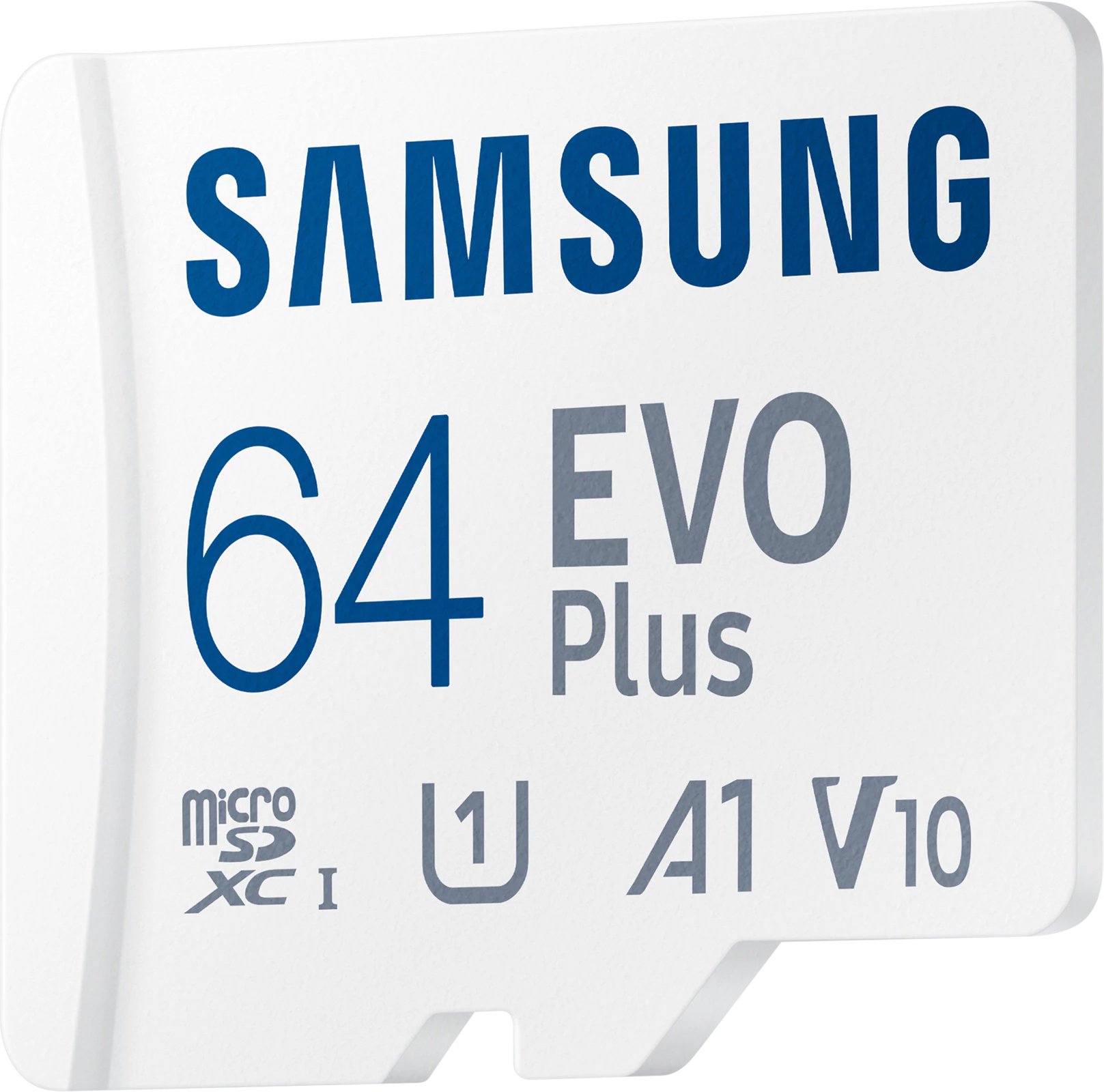 Карта пам`яті Samsung Evo Plus microSDXC 64GB UHS-I U1 V10 A1 + адаптер SD (MB-MC64KA/EU)