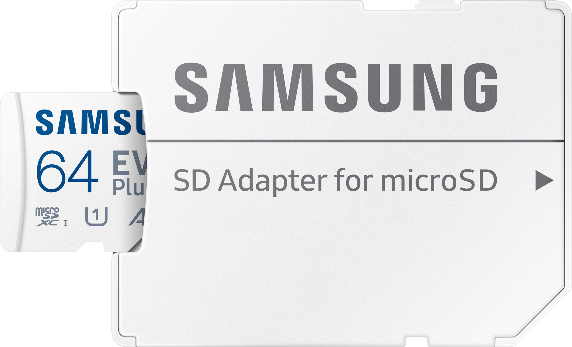 Карта пам`яті Samsung Evo Plus microSDXC 64GB UHS-I U1 V10 A1 + адаптер SD (MB-MC64KA/EU)