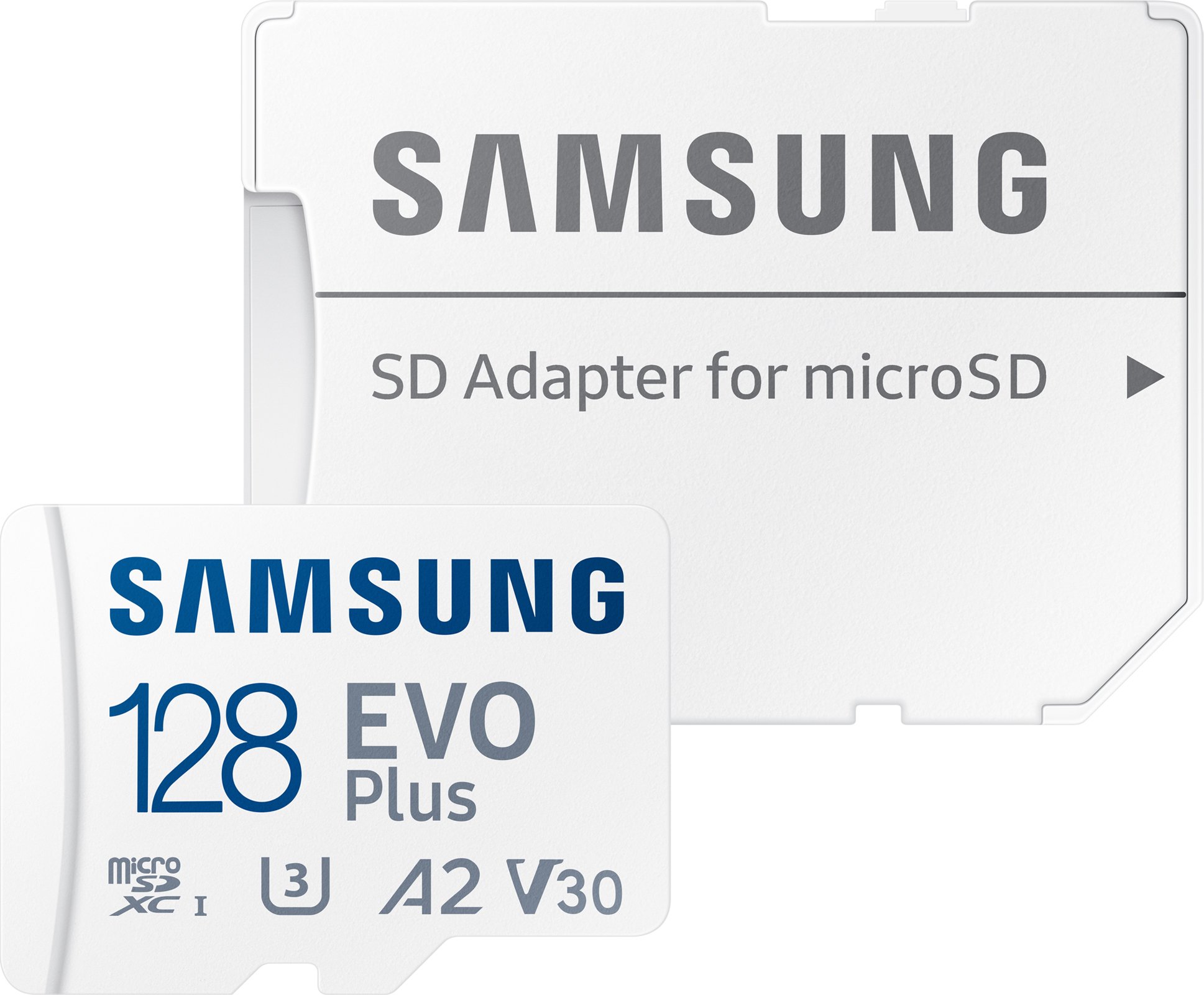 Карта пам`яті Samsung Evo Plus microSDXC 128GB UHS-I U1 V10 A1 + адаптер SD (MB-MC128KA/EU)