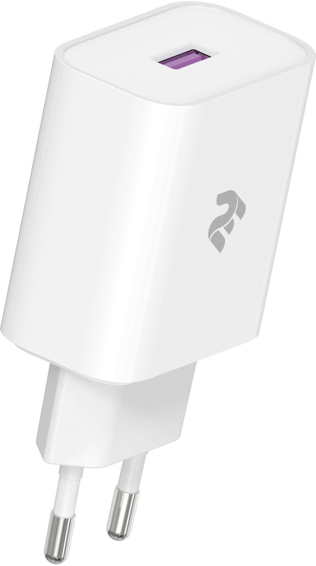 Мережевий ЗП 2E USB Wall Charger 18w QC3.0 White (2e-wc1usb18w-w)