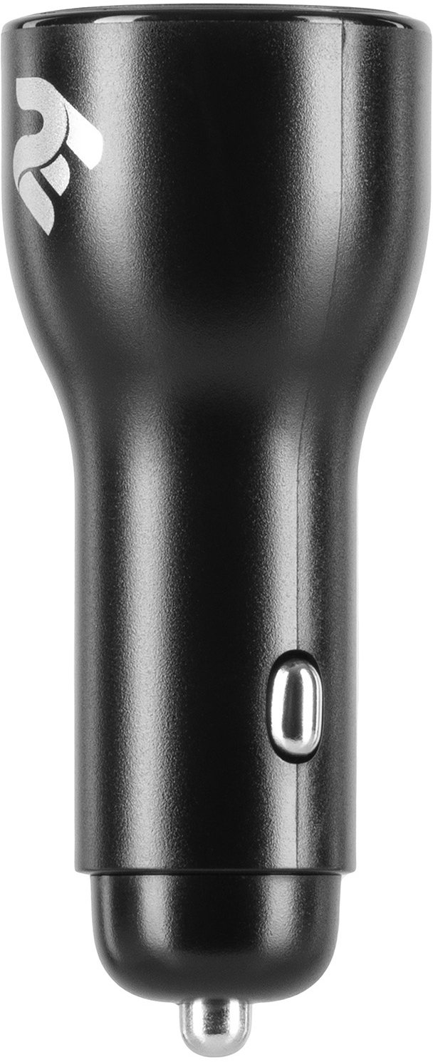 Автомобільний зарядний пристрій 2E Dual USB Car Charger 38W USB-C Black (2E-ACR18PDQC-B)