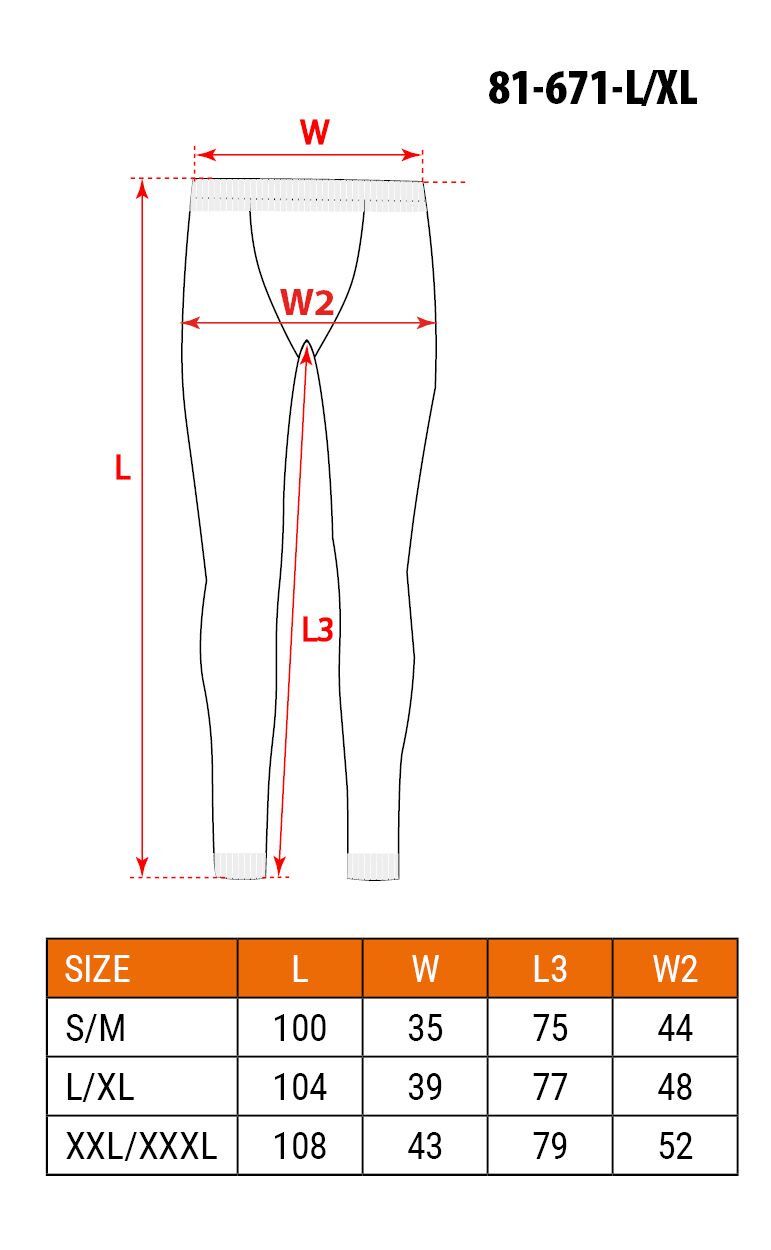 Брюки Neo Tools BASIC термоактивные, размер L/XL