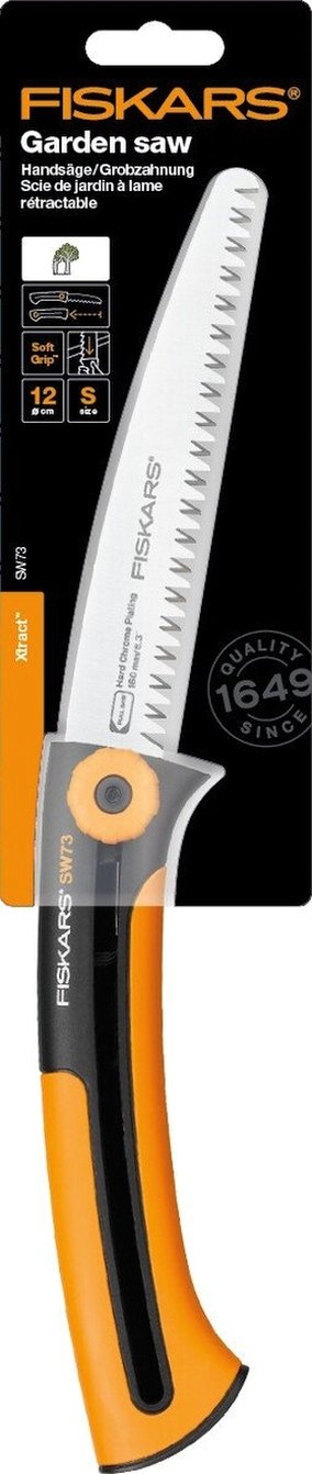 Пила садова з кліпсою мала Fiskars Xtract S SW73