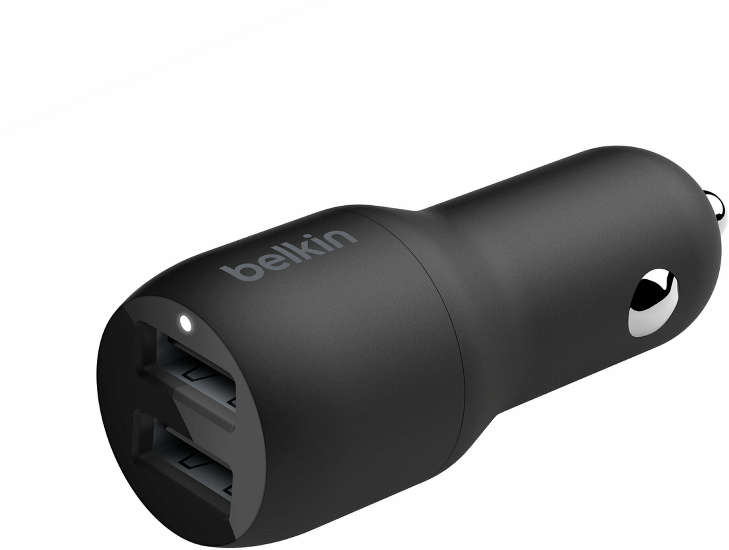 Автомобілний ЗП Belkin Car Charger 24W Dual USB-A Black