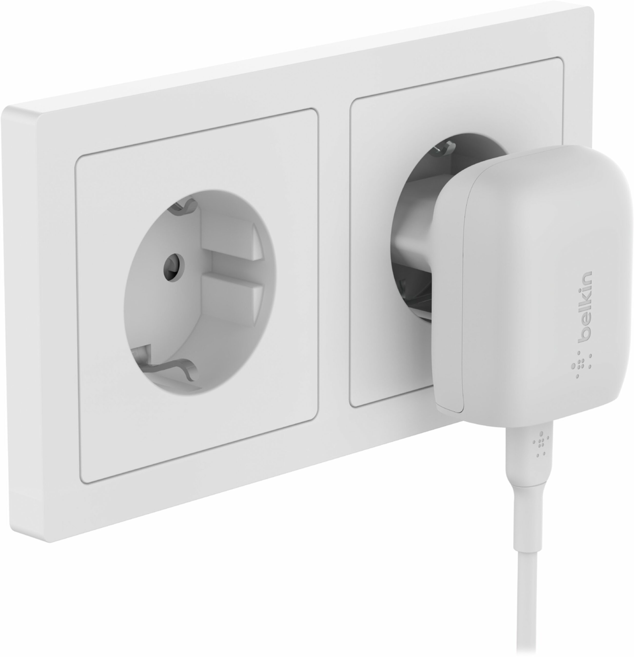 Мережевий ЗП Belkin Home Charger 20W Power Delivery USB-C, white (WCA006VFWH)