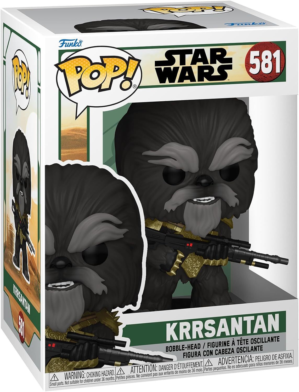 Колекційна фігурка Funko POP! Star Wars: Krrsantan w/BG (5908305242673)