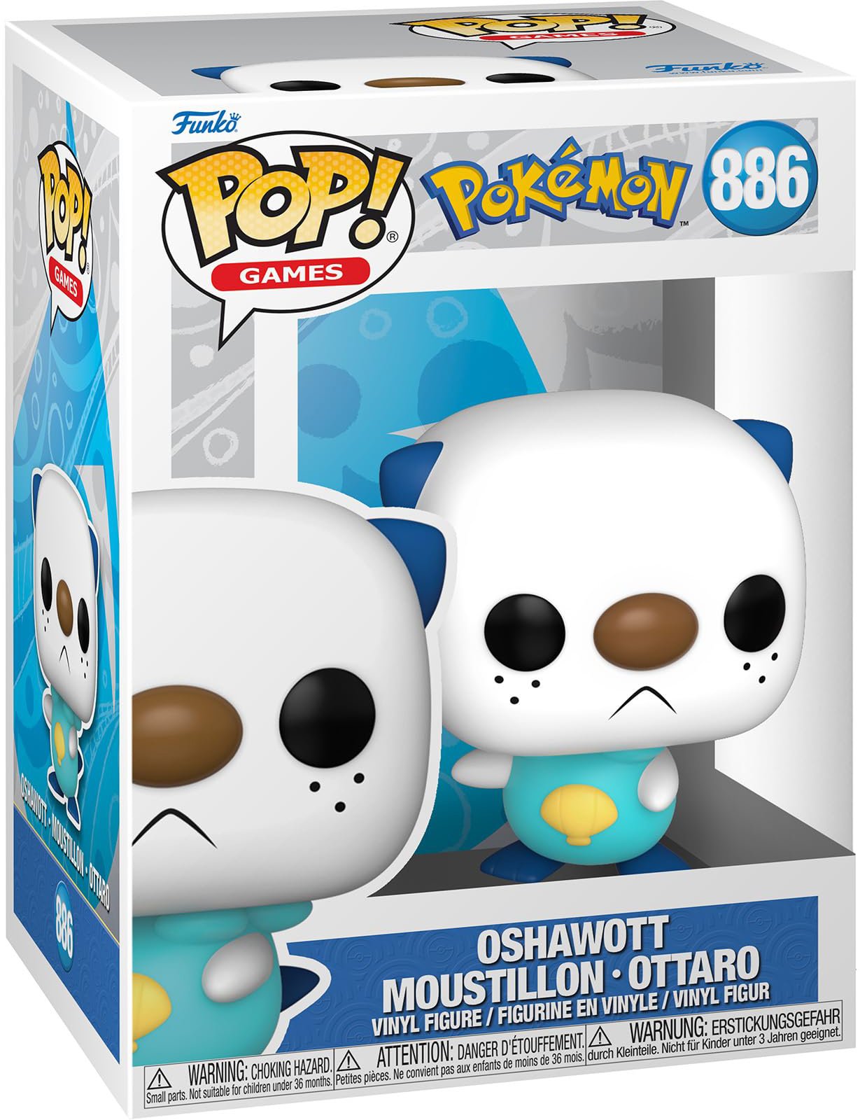 Колекційна фігурка Funko POP! Pokemon - Oshawott (5908305243243)