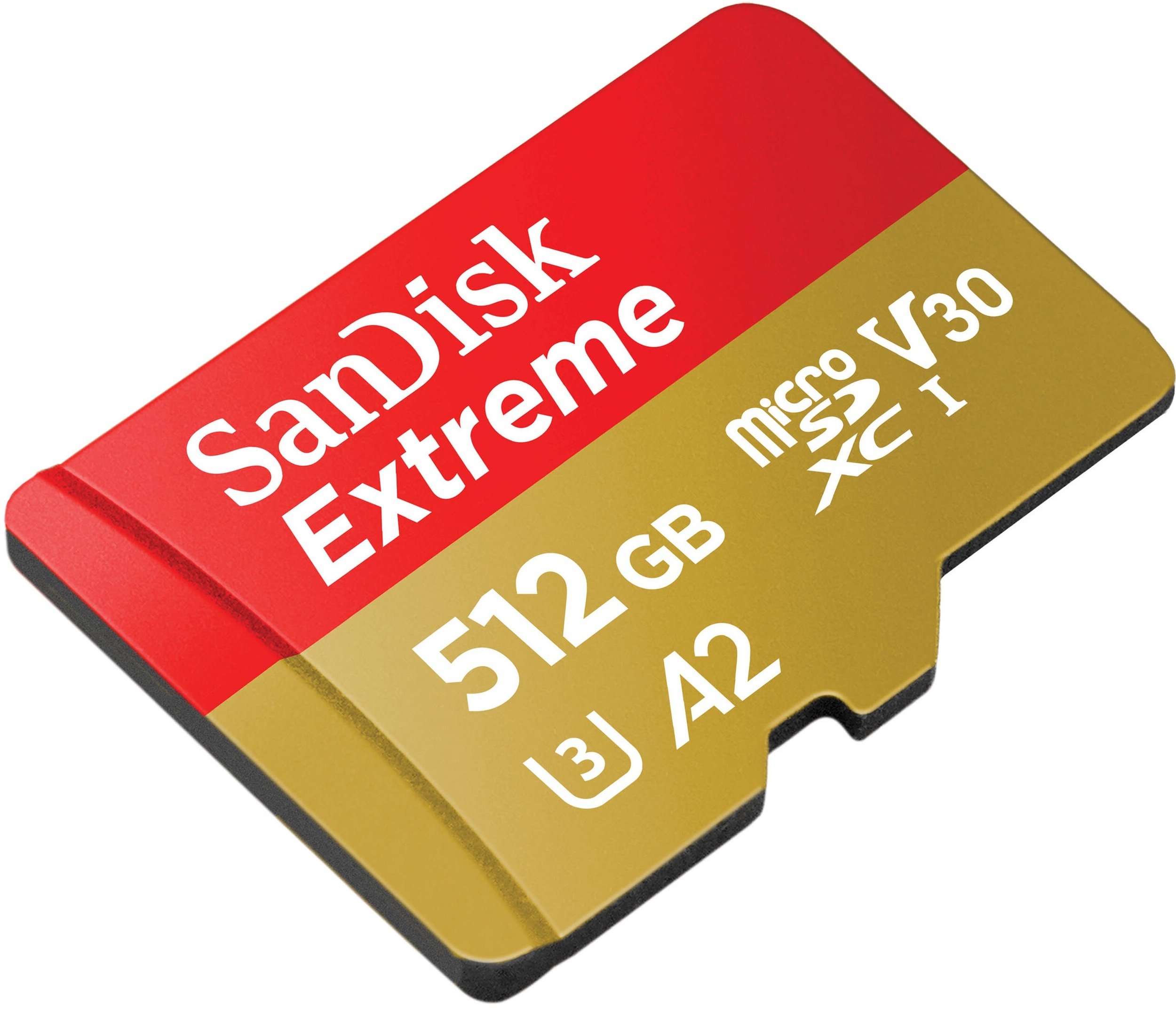 Карта пам'яті SanDisk microSDXC 512GB C10 UHS-I U3 R190/W130MB/s Extreme V30 (SDSQXAV-512G-GN6MN)