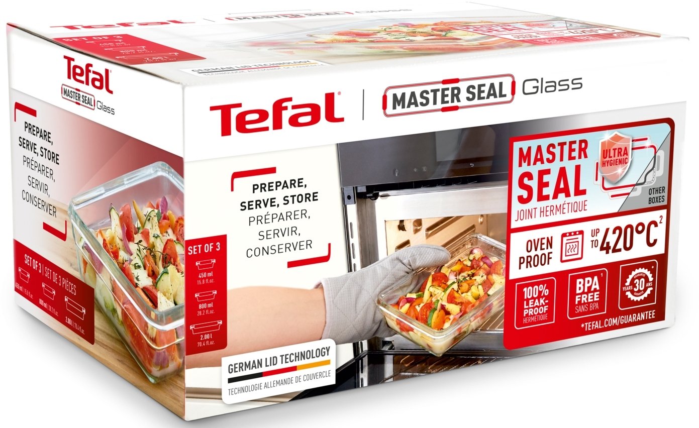 Набір контейнерів Tefal Master Seal, 3шт (N1050910)