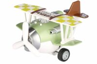 Самолет металлический инерционный Same Toy Aircraft зеленый со светом и музыкой (SY8015Ut-2)