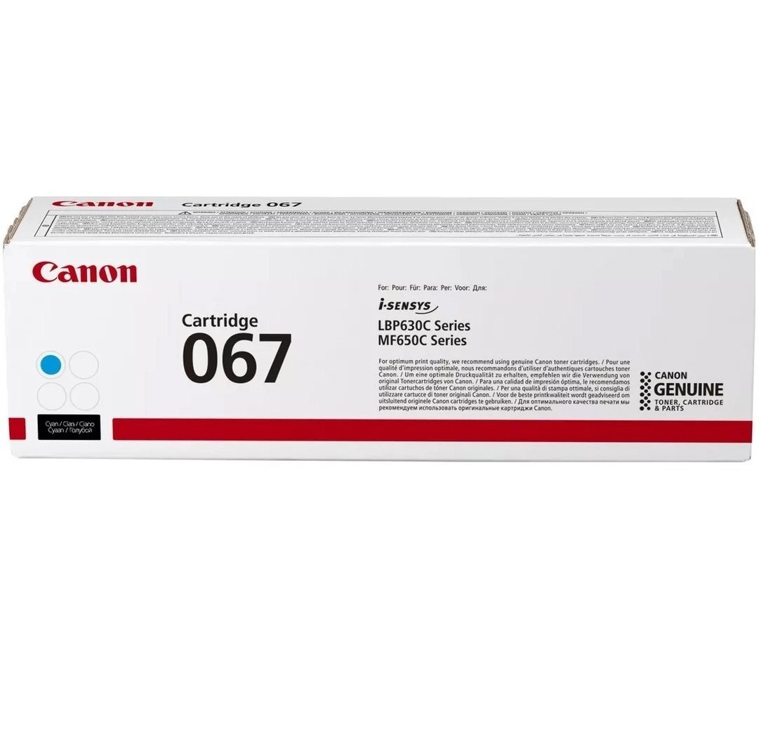 Картридж Canon 067H MF651Cw/MF655Cdw/MF657Cdw/LBP631Cw/LBP633Cdw Cyan (2350 стр.) (5105C002)