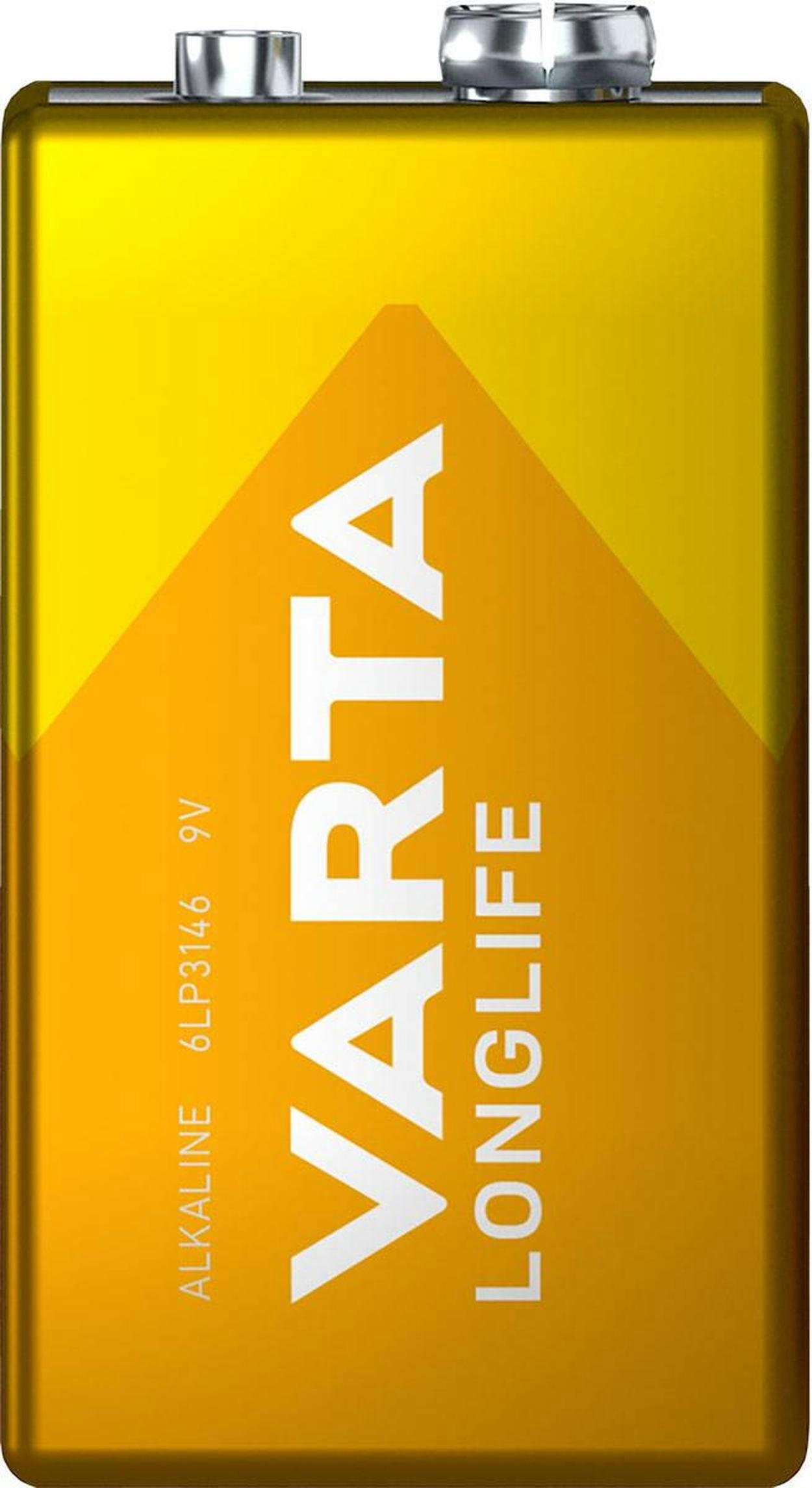 Батарейка VARTA LONGLIFE alkaline 6LR61(6LF22, MN1604, MX1604, Крона) BLI 2 (04122101412)