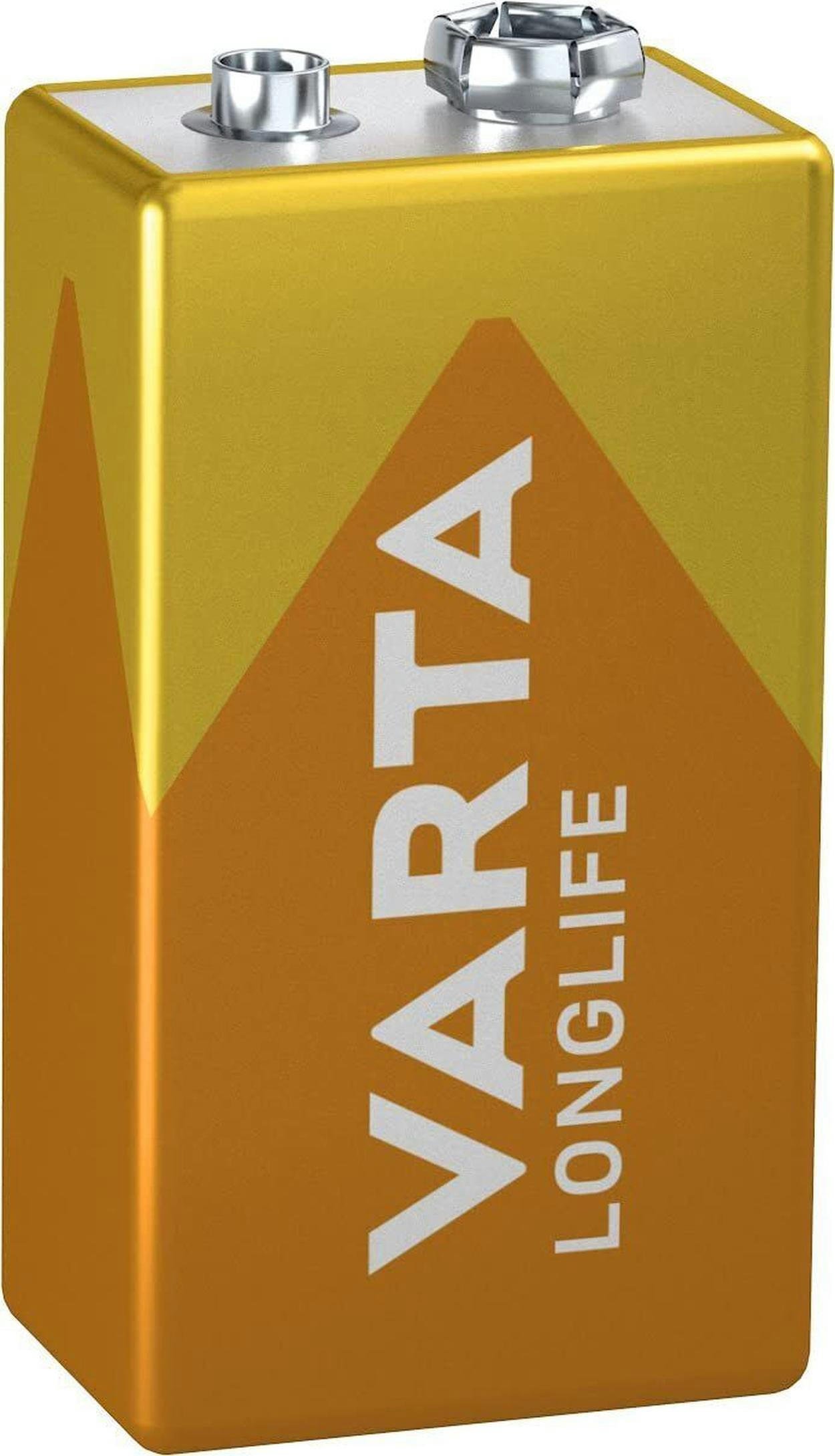 Батарейка VARTA LONGLIFE alkaline 6LR61(6LF22, MN1604, MX1604, Крона) BLI 2 (04122101412)