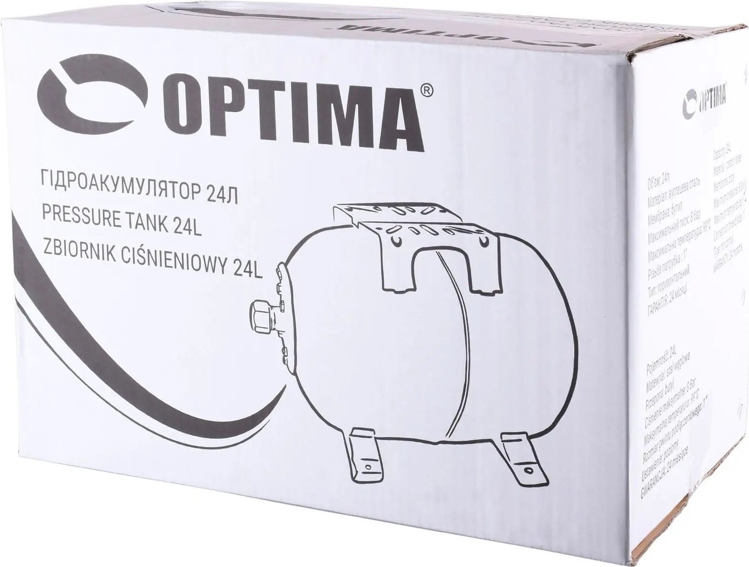 Бак расширительный Optima 24л, G 1, 10 бар (22774)