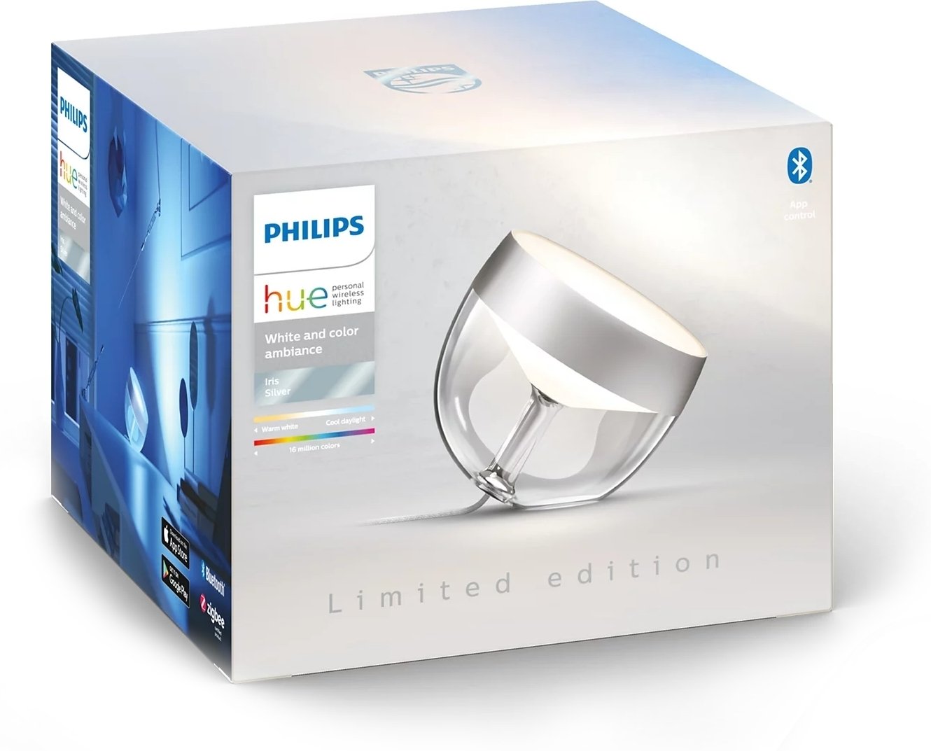 Світильник настільний розумний Philips Hue Iris, 2000K-6500K, RGB, ZigBee, Bluetooth (929002376703)