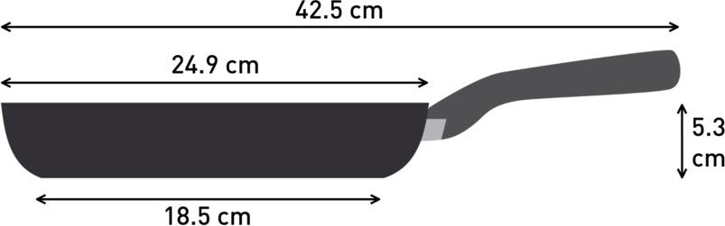 Сковорода Tefal Resource 24см, коричневий (C2950453)