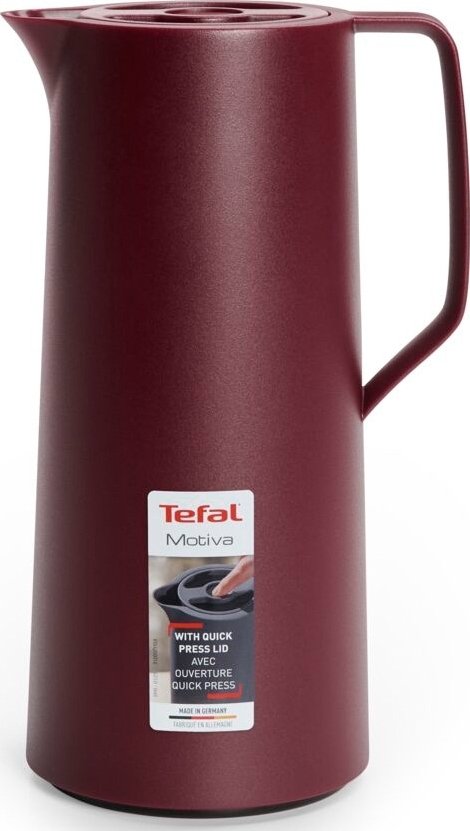 Термоглечик Tefal Motiva, 1л, бордовий (N4170210)