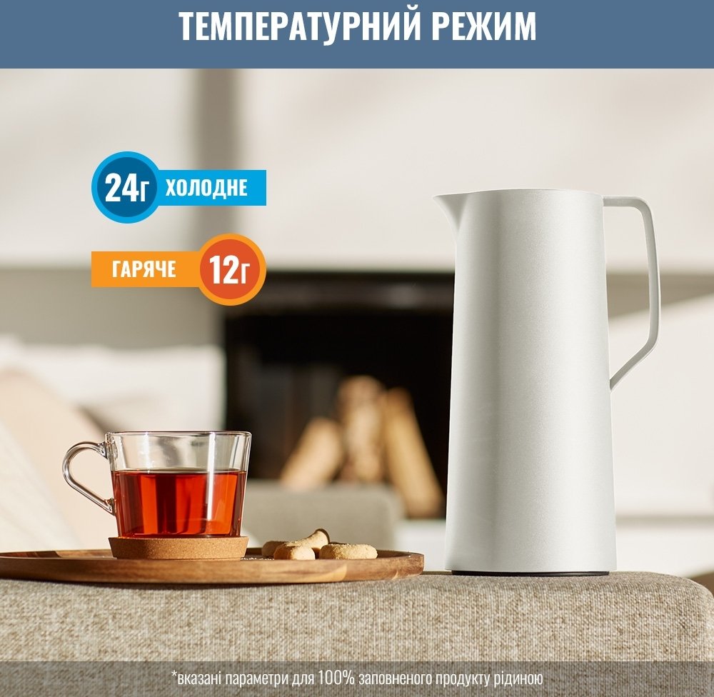 Термоглечик Tefal Motiva, 1л, білий (N4170410)