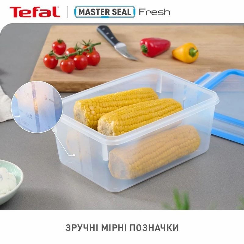 Контейнер Tefal MasterSeal, прямоугольный, 800 мл (K3021812)