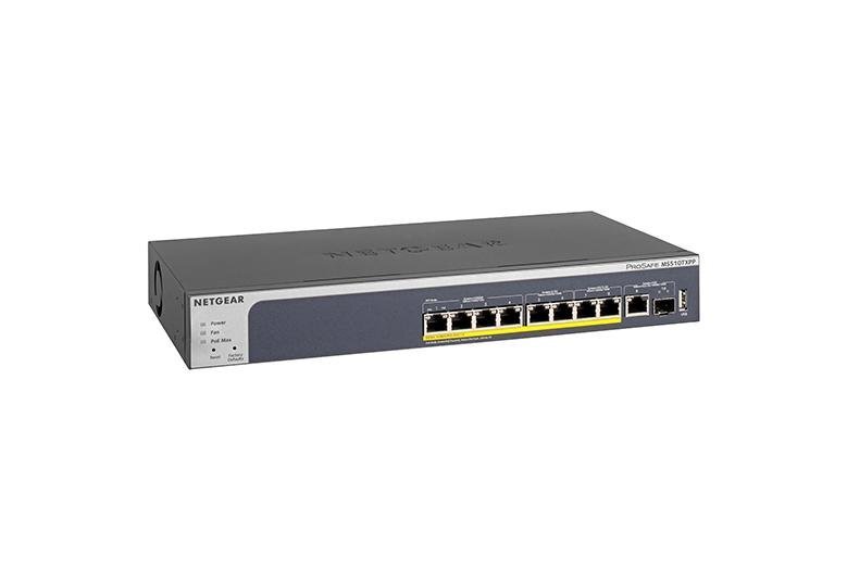 Комутатор NETGEAR MS510TXPP, 8-Port PoE+(180Вт) (MS510TXPP-100EUS)