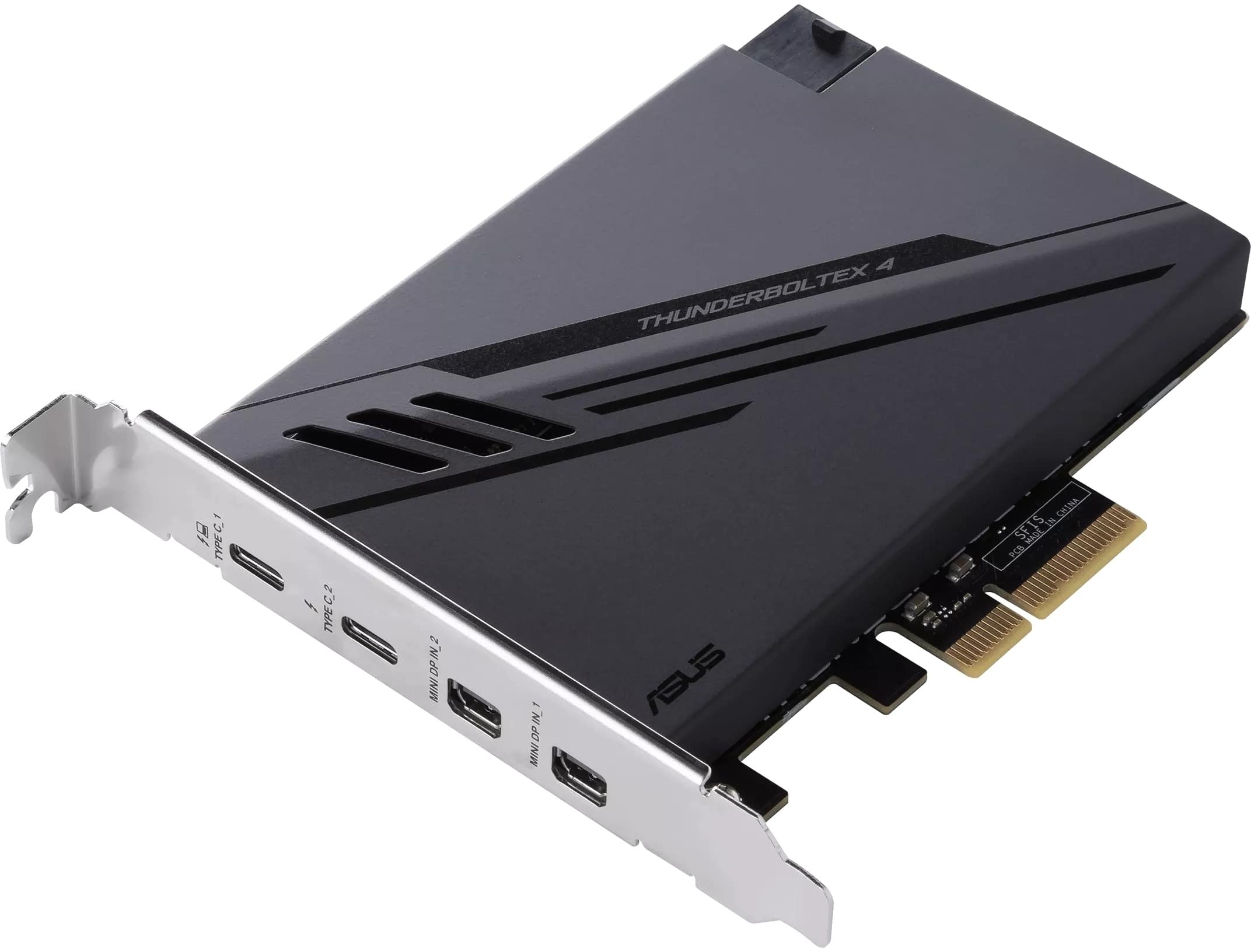 Плата-адаптер PCIe ASUS ThunderboltEX 4 USB Type-C PCIe 3.0 X4 Expansion Card (90MC09P0-M0EAY0)