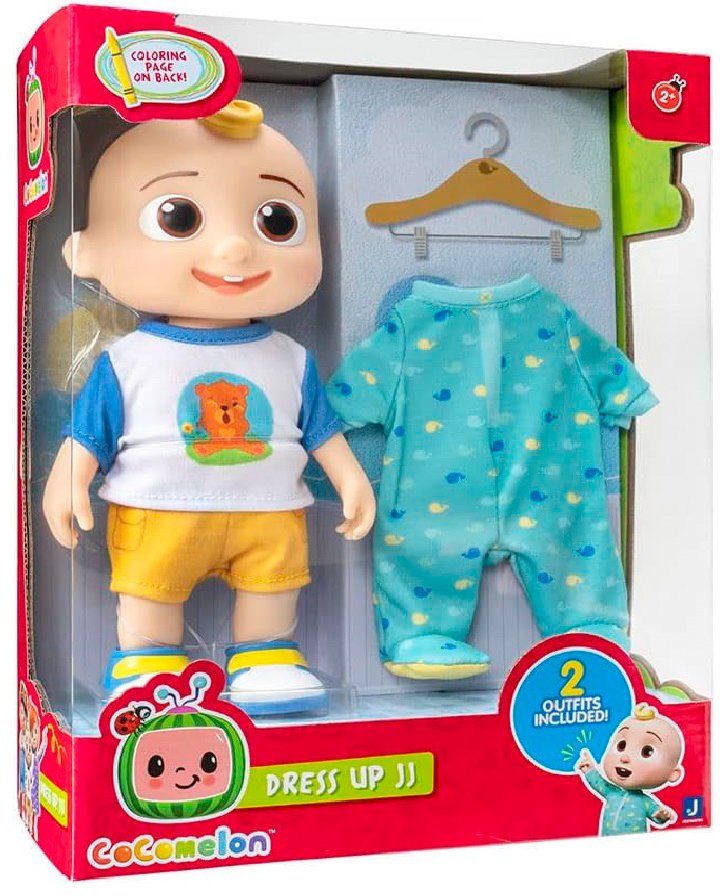 Игровой набор CoComelon Large Doll Dress Up JJ Одень Джей Джея с аксессуарами