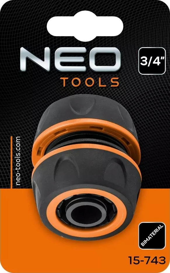 Муфта ремонтная для шланга Neo Tools 3/4" (15-743)