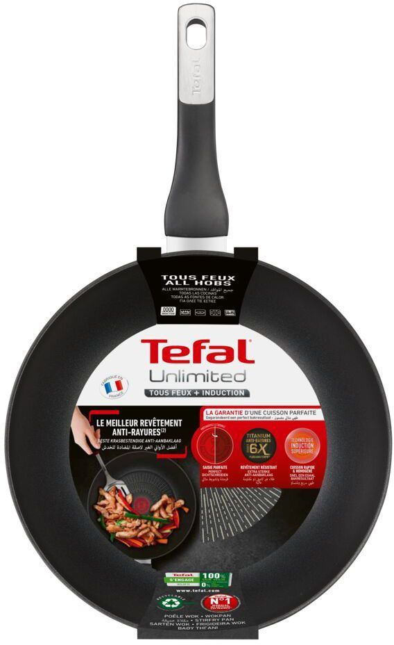 Сковорода ВОК Tefal Unlimited 28 см (G2551972)