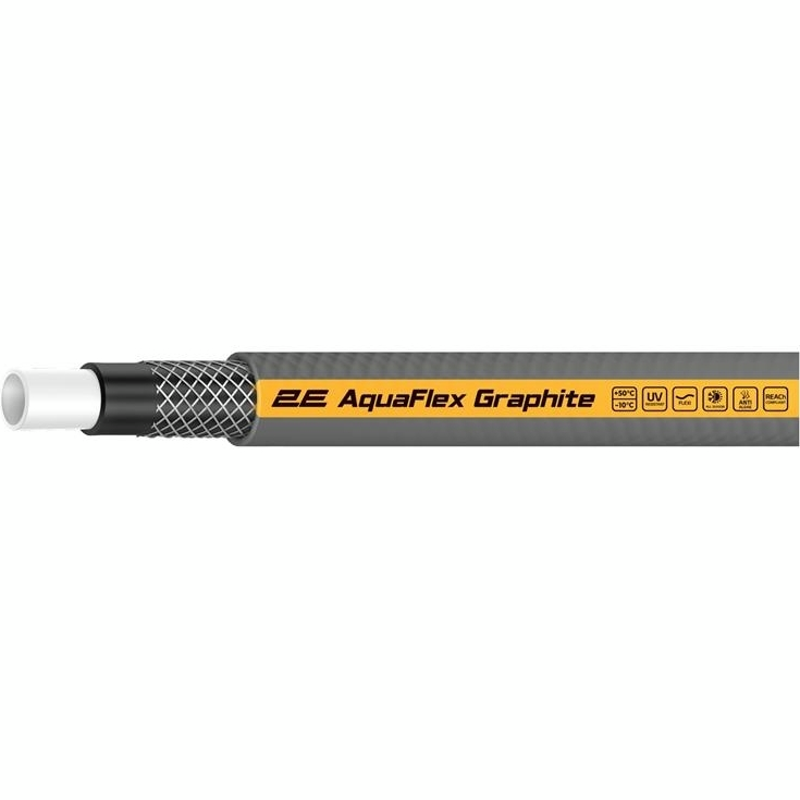 Шланг садовий 2E Aquaflex Graphite 1/2 15м (2E-GHC12C15)