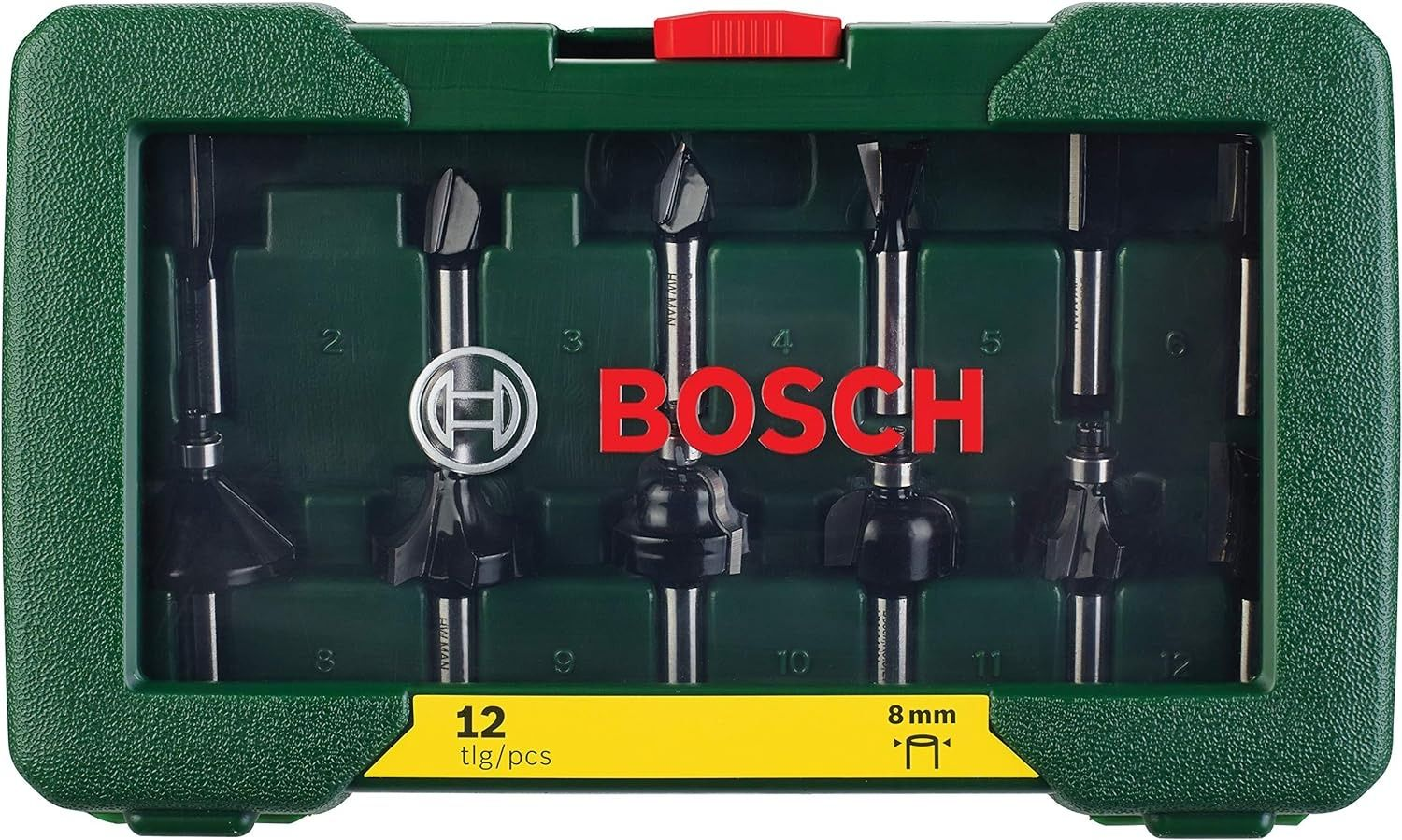 Набір фрез для дерева Bosch Expert for Wood 12шт (2.607.019.466)