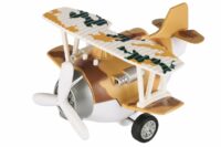 Самолет металлический инерционный Same Toy Aircraft коричневый со светом и музыкой (SY8015Ut-3)