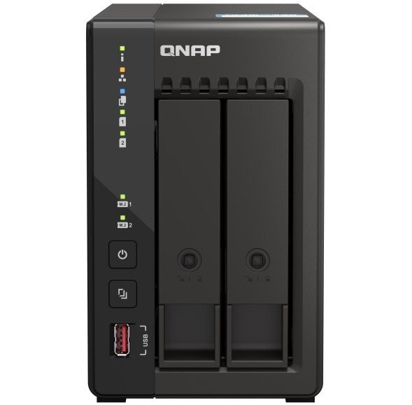 Мережеве сховище QNAP TS-253E-8G (2.5GbE, HDMI, USB 3.2 Gen2)