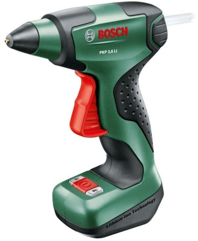 Пістолет клейовий Bosch PKP 3,6 LI, 3.6В, стрижень 7х150мм, 0.3кг (0603264620)